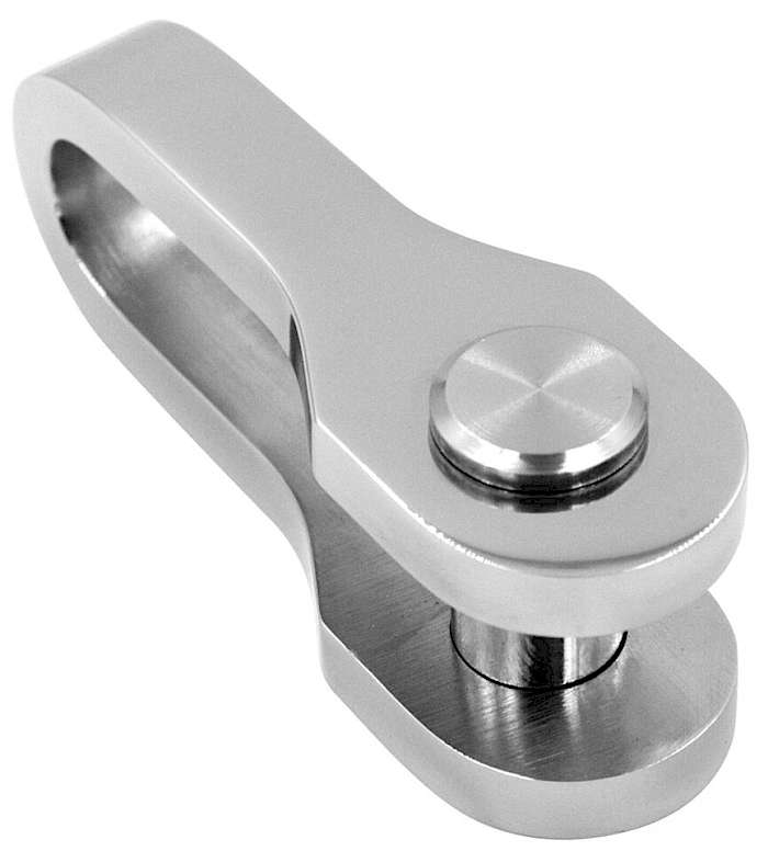 Strap Style Eye Jaw Toggle - 7/16" Pin - Cotter Pin Style