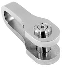 Strap Style Eye Jaw Toggle - 7/16" Pin - Double Headed Clevis Pin Style