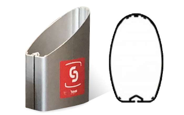 Mast Section:
Dimensions: 128x208 mm
Weight: 5.5 Kg/m
Inertias: 430x1170 cm4