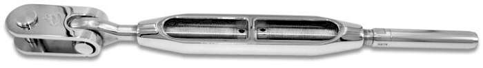 Eye Toggle Jaw To Swage - Open Body - 1/4" Wire x 1/2" Pin
